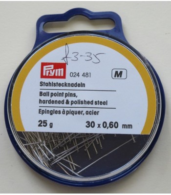 Pins Ball Point Box of 30